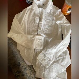 Pink boyfriend button up